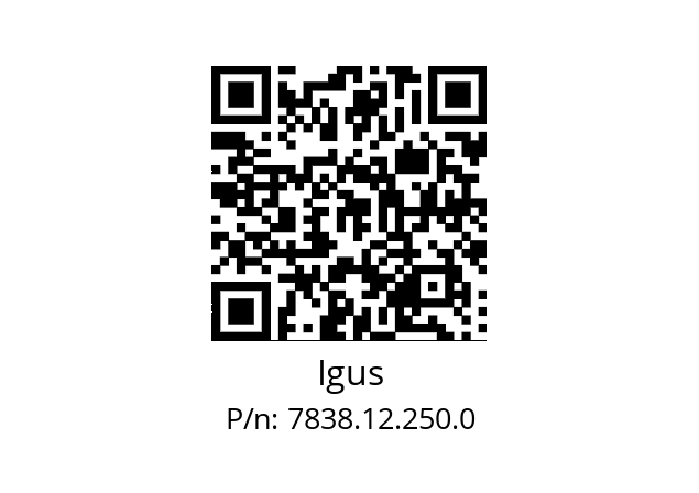   Igus 7838.12.250.0