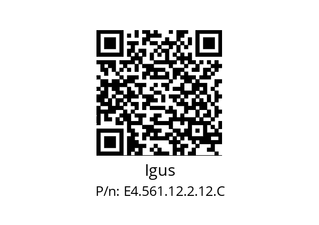   Igus E4.561.12.2.12.C