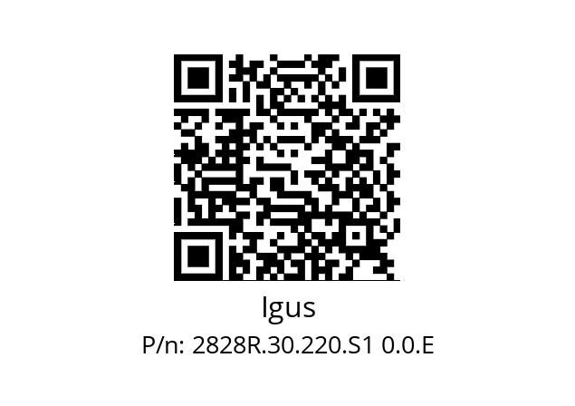   Igus 2828R.30.220.S1 0.0.E