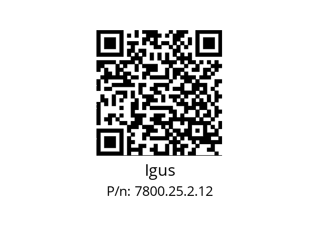   Igus 7800.25.2.12