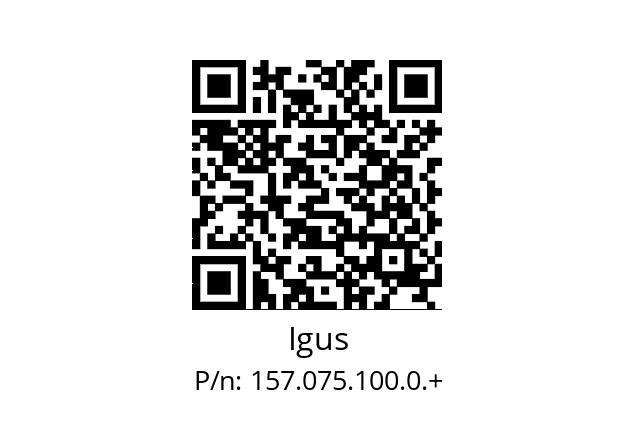   Igus 157.075.100.0.+