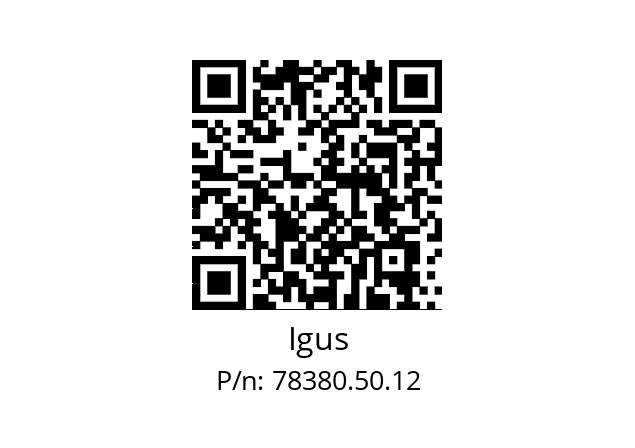   Igus 78380.50.12