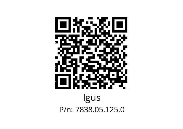   Igus 7838.05.125.0