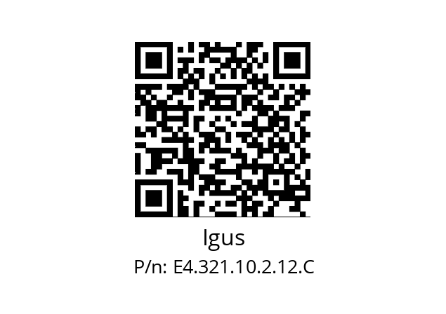   Igus E4.321.10.2.12.C