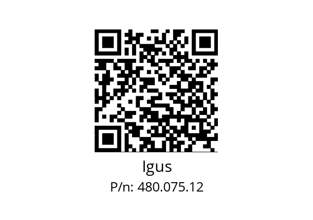   Igus 480.075.12