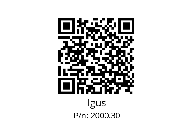   Igus 2000.30