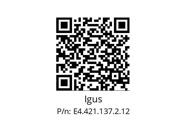   Igus E4.421.137.2.12