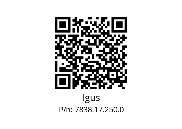   Igus 7838.17.250.0