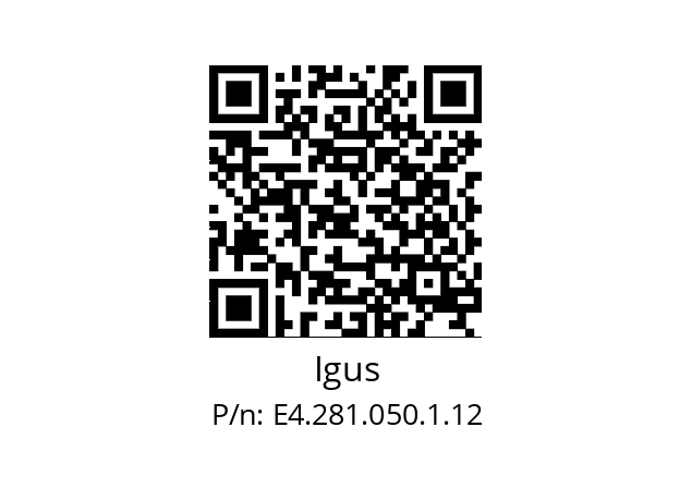   Igus E4.281.050.1.12