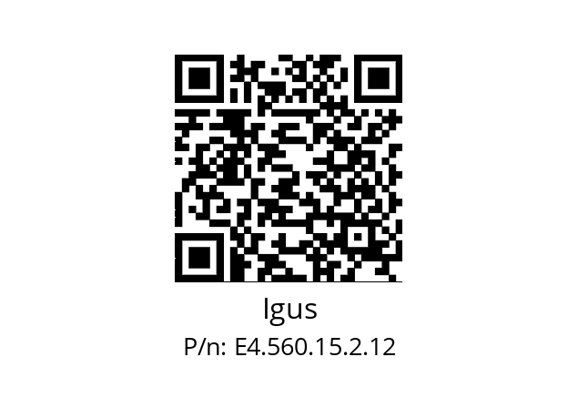   Igus E4.560.15.2.12