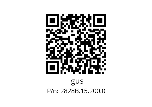   Igus 2828B.15.200.0