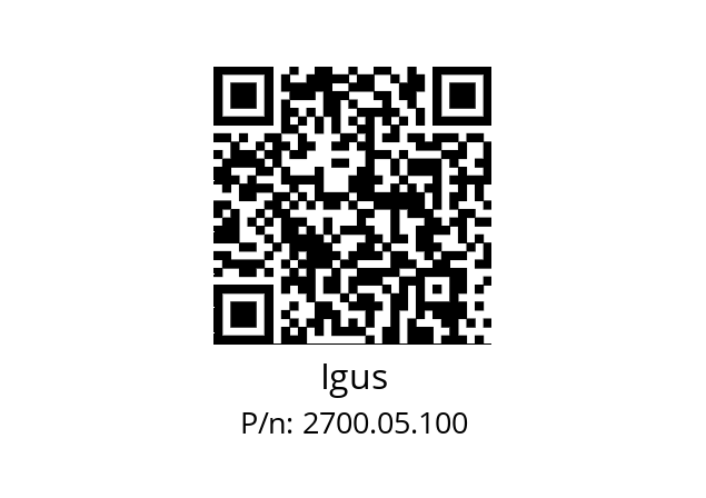   Igus 2700.05.100