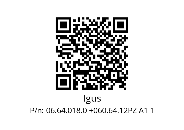   Igus 06.64.018.0 +060.64.12PZ A1 1