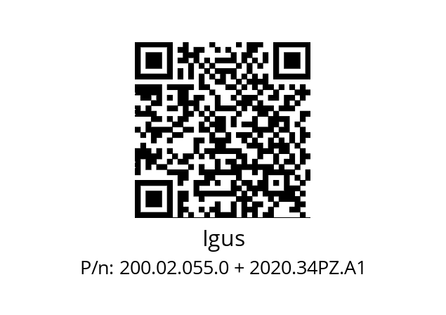   Igus 200.02.055.0 + 2020.34PZ.A1