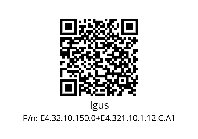   Igus E4.32.10.150.0+E4.321.10.1.12.C.A1