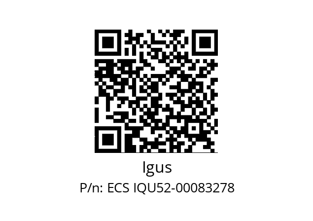   Igus ECS IQU52-00083278