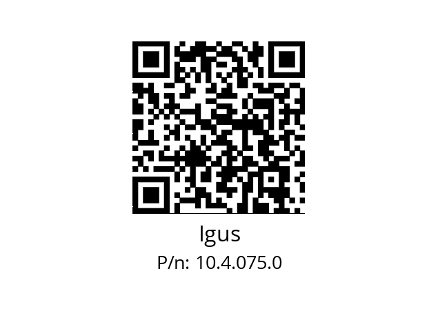   Igus 10.4.075.0