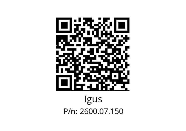   Igus 2600.07.150