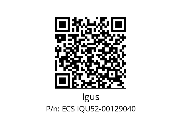   Igus ECS IQU52-00129040