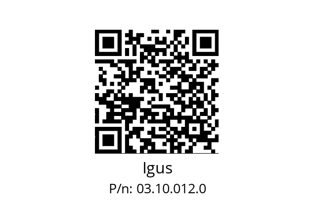   Igus 03.10.012.0