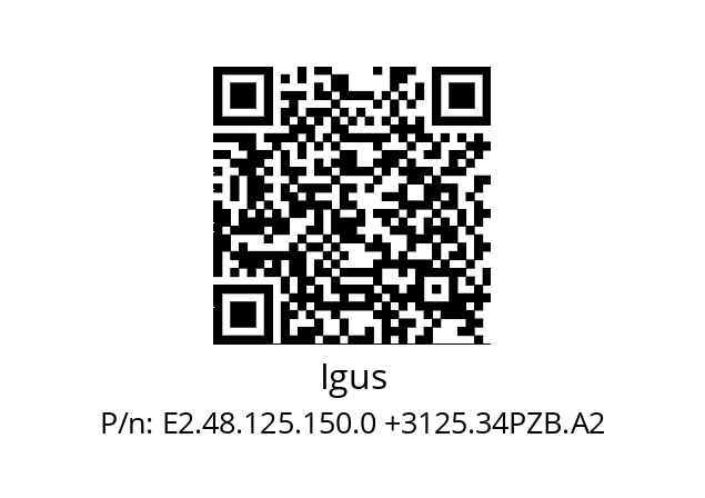   Igus E2.48.125.150.0 +3125.34PZB.A2