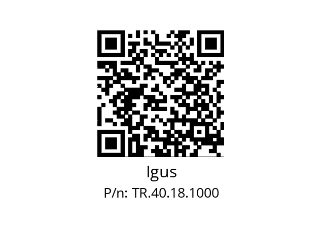   Igus TR.40.18.1000