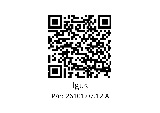   Igus 26101.07.12.A