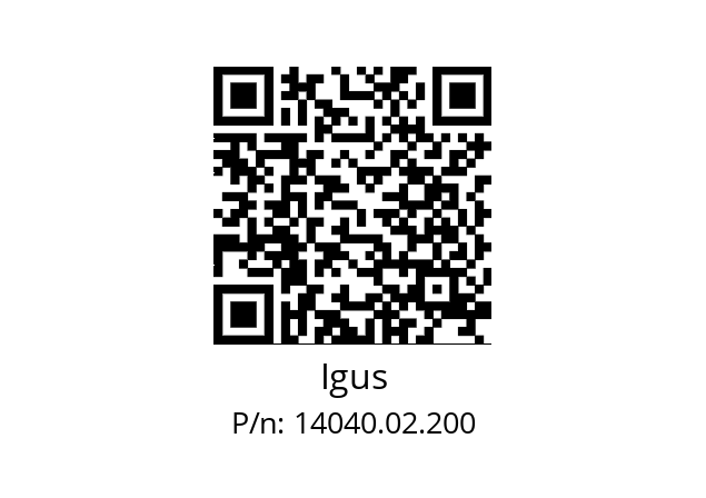   Igus 14040.02.200