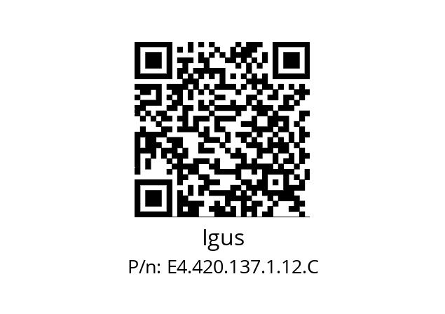   Igus E4.420.137.1.12.C