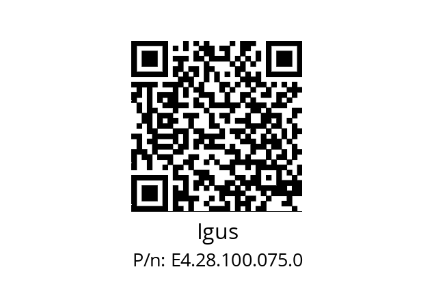   Igus E4.28.100.075.0