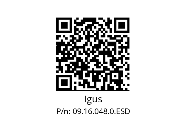   Igus 09.16.048.0.ESD