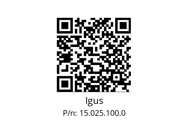   Igus 15.025.100.0