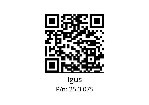   Igus 25.3.075