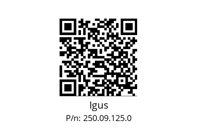   Igus 250.09.125.0