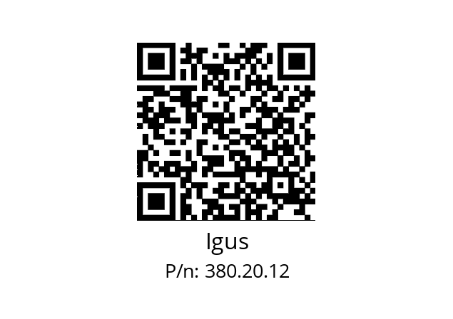   Igus 380.20.12