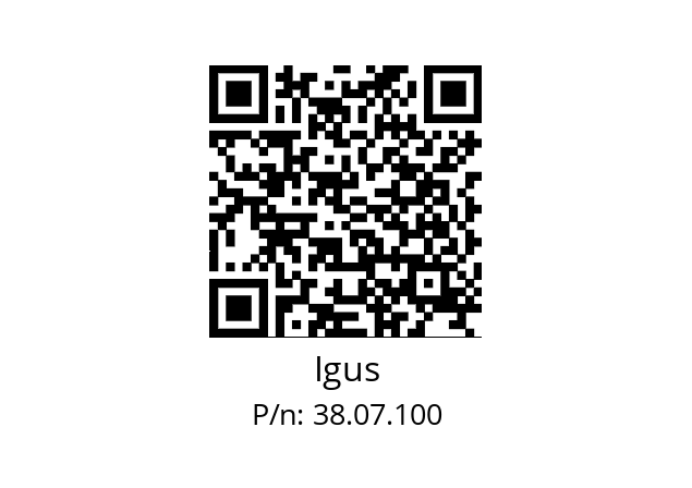   Igus 38.07.100