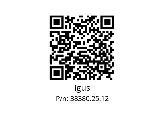   Igus 38380.25.12