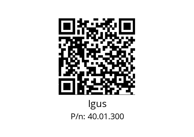   Igus 40.01.300