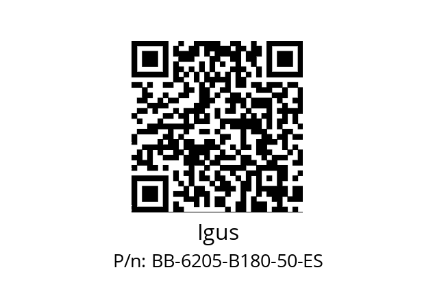   Igus BB-6205-B180-50-ES