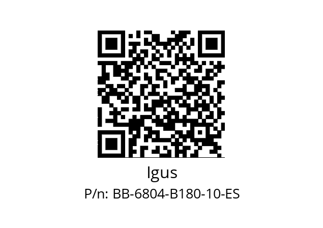   Igus BB-6804-B180-10-ES