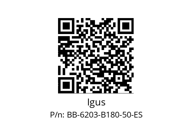   Igus BB-6203-B180-50-ES