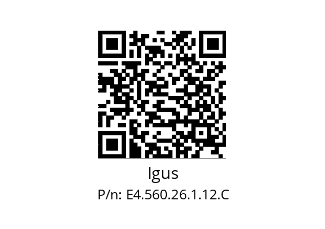   Igus E4.560.26.1.12.C