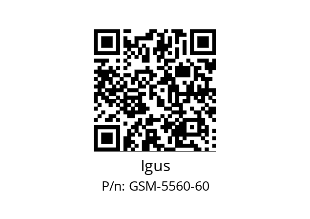   Igus GSM-5560-60