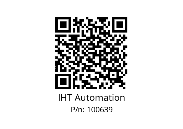   IHT Automation 100639