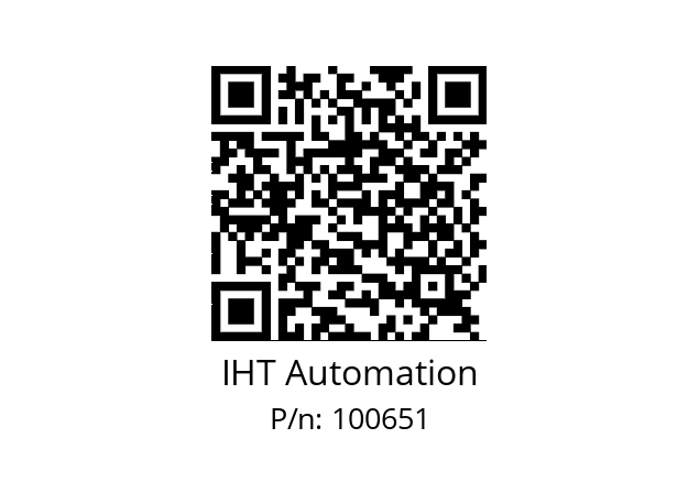   IHT Automation 100651