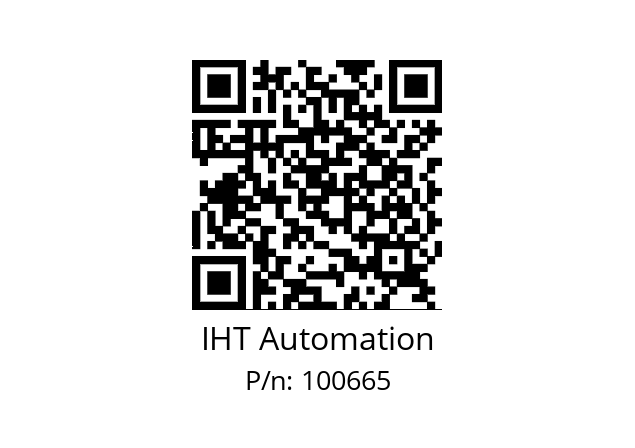   IHT Automation 100665