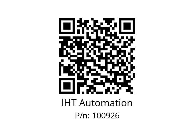   IHT Automation 100926