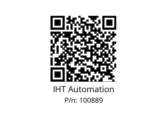   IHT Automation 100889