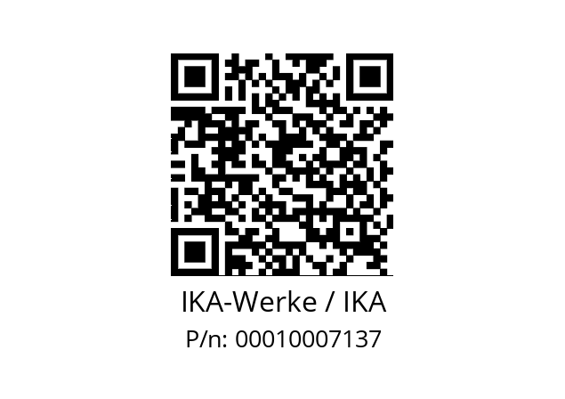   IKA-Werke / IKA 00010007137