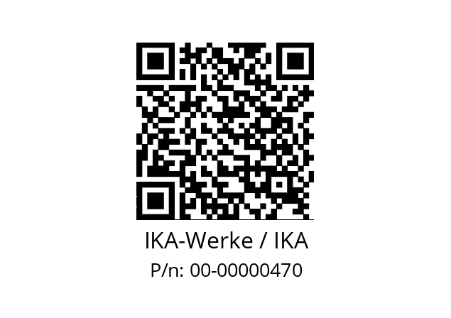   IKA-Werke / IKA 00-00000470